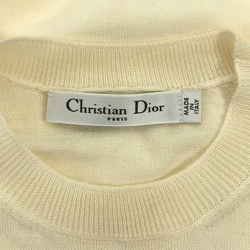 Christian Dior / クリスチャンディオール スパンコール 装飾 ニット ベスト