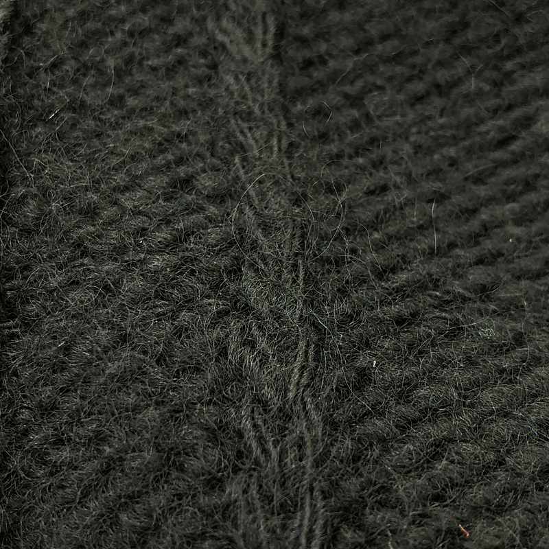 YOHJI YAMAMOTO POUR HOMME / ヨウジヤマモトプールオム 3G STRIPE STRING LONG CARDIGAN 糸ふらし ロング ニット カーディガン