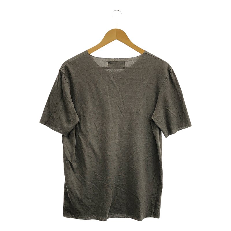 kujaku / クジャク コットン リネン カットオフ Tシャツ カットソー