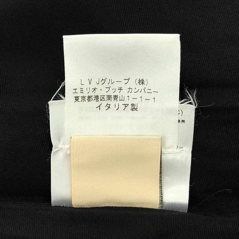 EMILIO PUCCI / エミリオプッチ レーヨン 総柄 ドレス ワンピース / 総裏地