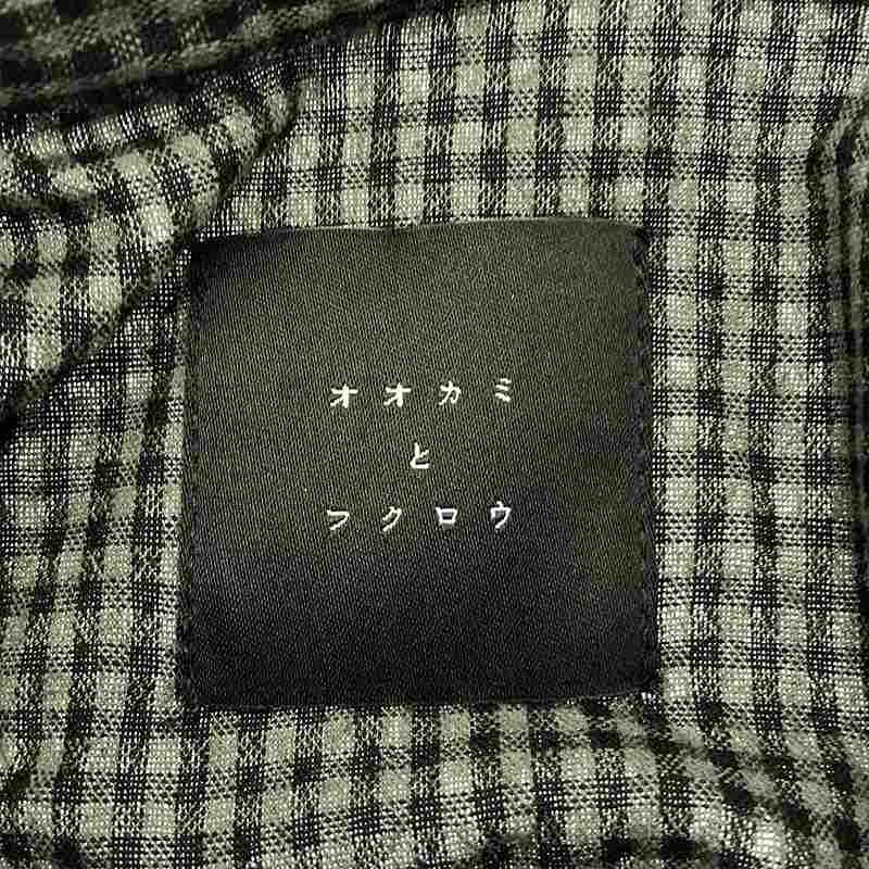 その他 オオカミと星のブローチとわたしと フリルブラウス