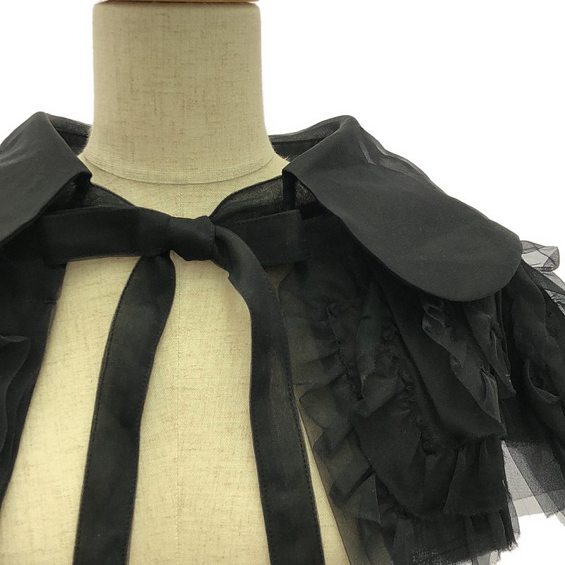 COMME des GARCONS GIRL / コムデギャルソンガール ナイロン フリル ラウンドカラー つけ襟