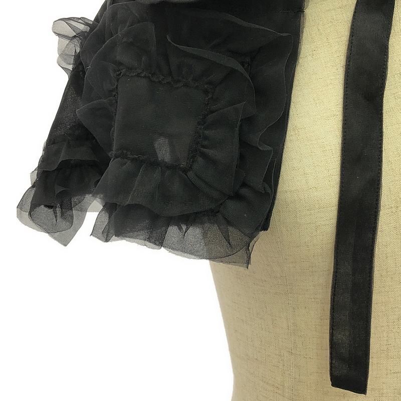 COMME des GARCONS GIRL / コムデギャルソンガール ナイロン フリル ラウンドカラー つけ襟