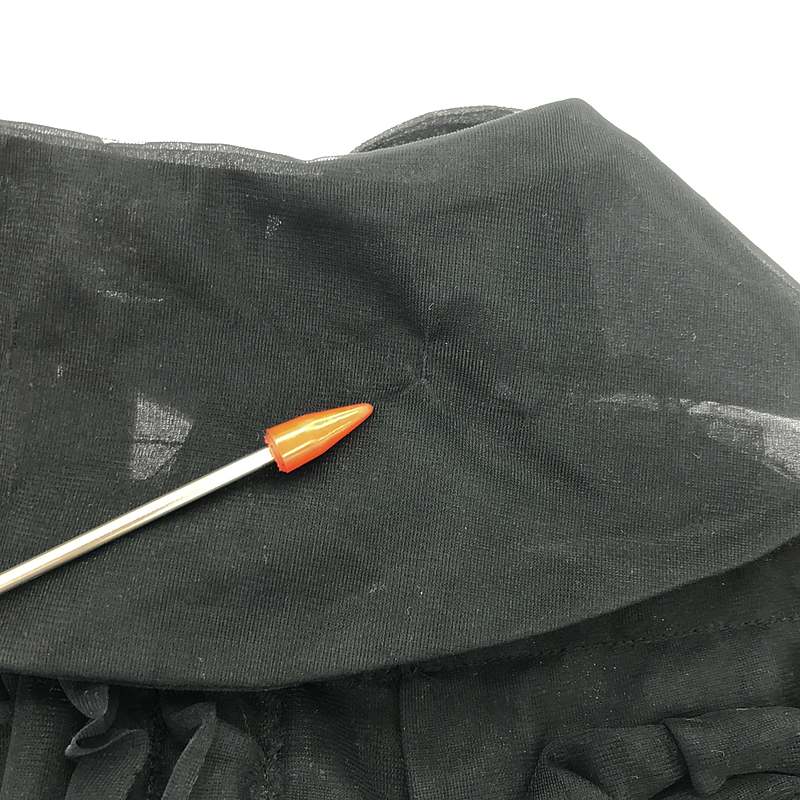 COMME des GARCONS GIRL / コムデギャルソンガール ナイロン フリル ラウンドカラー つけ襟