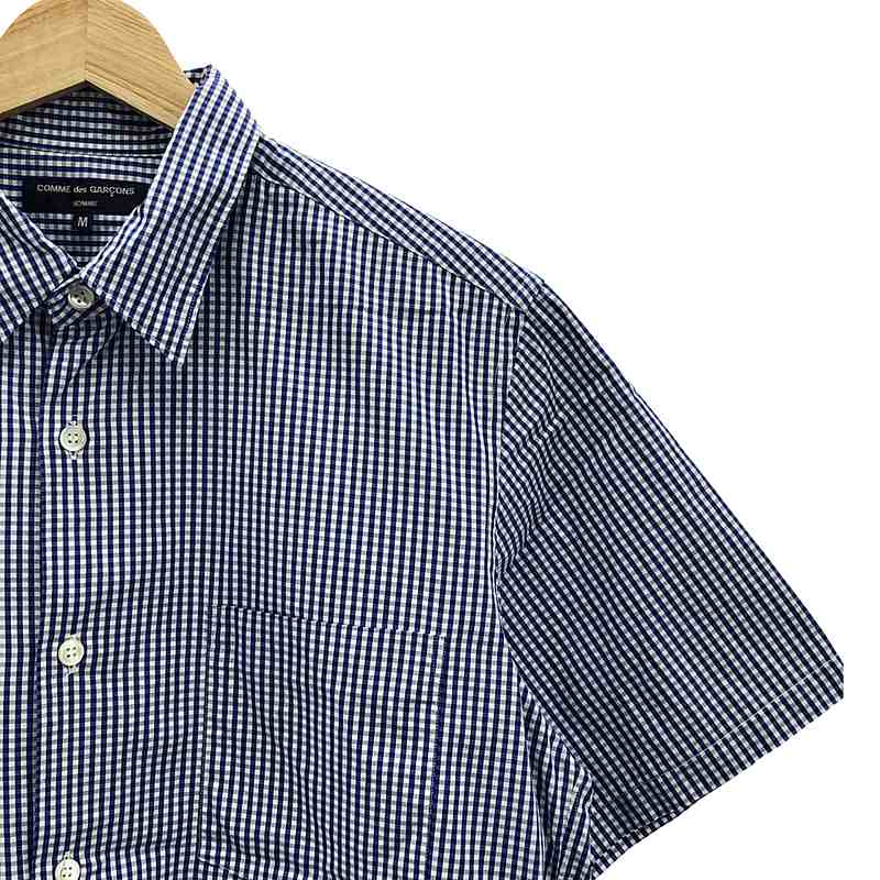 COMME des GARCONS HOMME / コムデギャルソンオム ギンガムチェック コットン シャツ