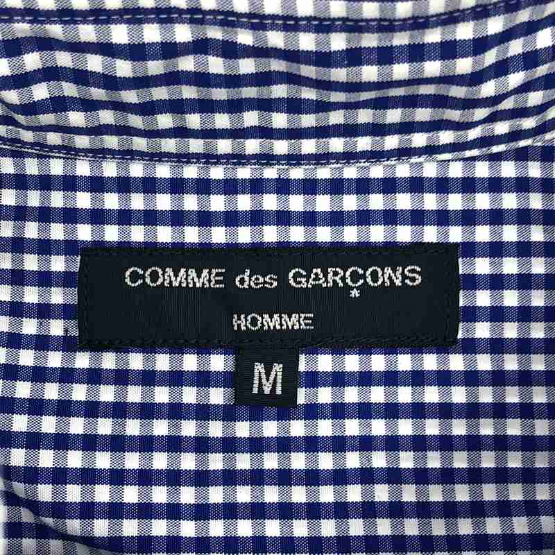 COMME des GARCONS HOMME / コムデギャルソンオム ギンガムチェック コットン シャツ