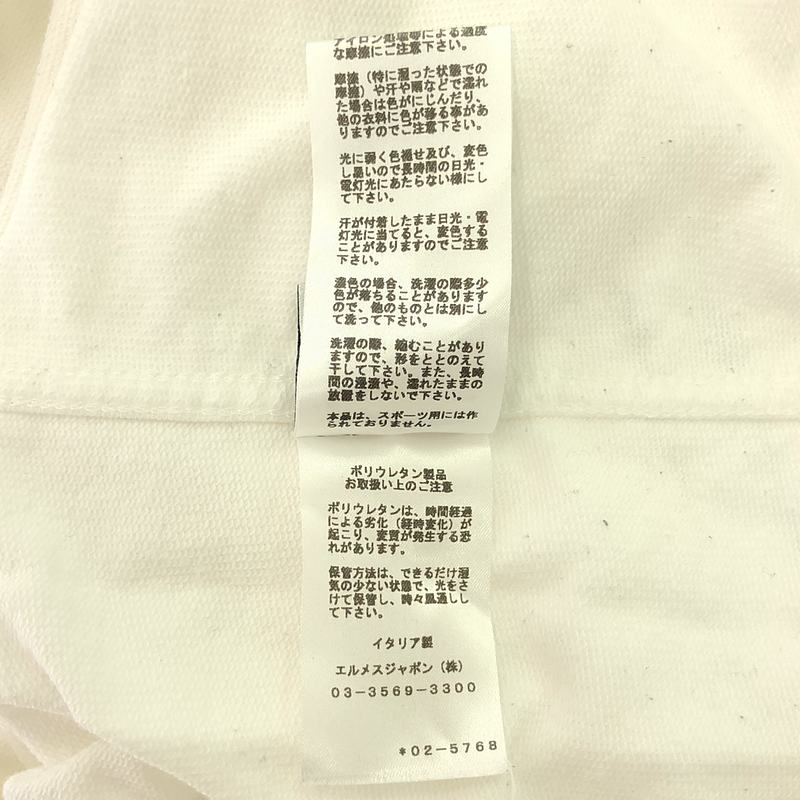 HERMES / エルメス コットン Hロゴ クルーネック ロングスリーブカットソー