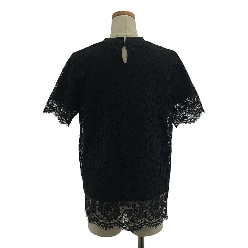 VALENTINO / ヴァレンティノ 総レース クルーネック 半袖 カットソー