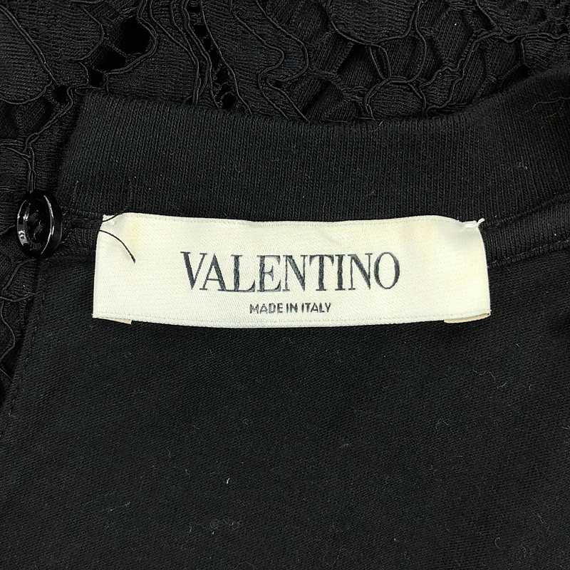 VALENTINO / ヴァレンティノ 総レース クルーネック 半袖 カットソー