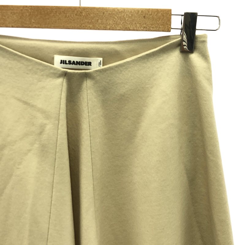 JIL SANDER / ジルサンダー ウール フレアロングスカート