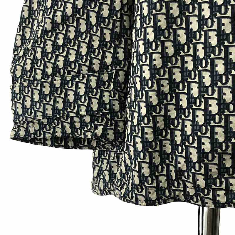 Christian Dior / クリスチャンディオール オブリーク テクニカルタフタ ジャカード アノラック ジャケット BEE刺しゅう ユニセックス パーカー