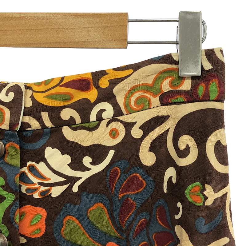 JOSEPH / ジョセフ 総柄 ビジュー装飾 ジャガード スカート