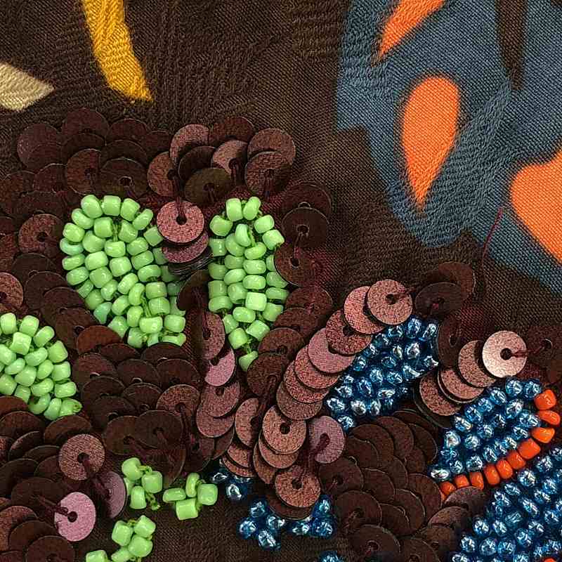 JOSEPH / ジョセフ 総柄 ビジュー装飾 ジャガード スカート