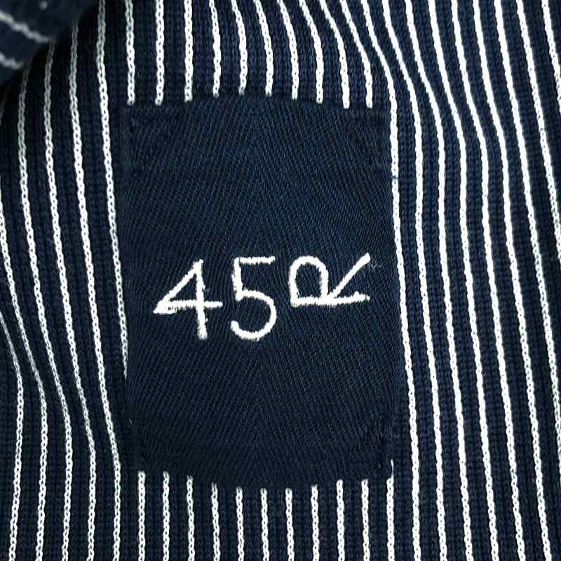 45r / フォーティファイブアール ストライプコットンライトジャケット