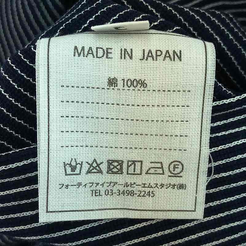 45r / フォーティファイブアール ストライプコットンライトジャケット