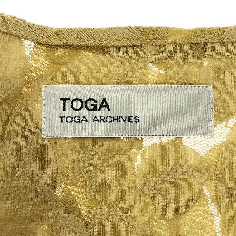 TOGA / トーガ フラワーシアーワンピース