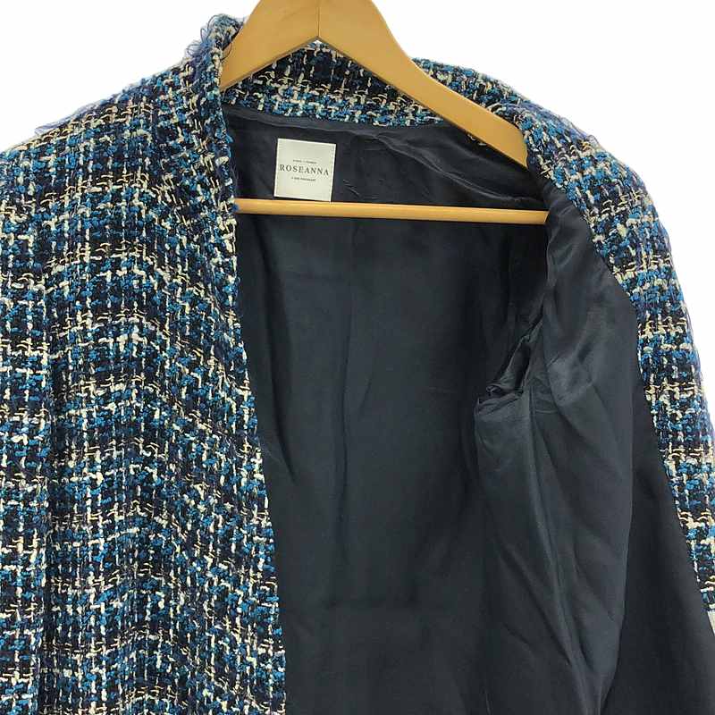 ROSEANNA / ローズアンナ ノーカラーツイードジャケット