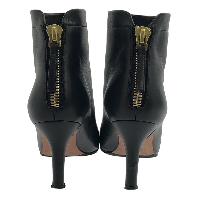 PELLICO / ペリーコ レザー バックジップ ヒール ショートブーツ ブーティ