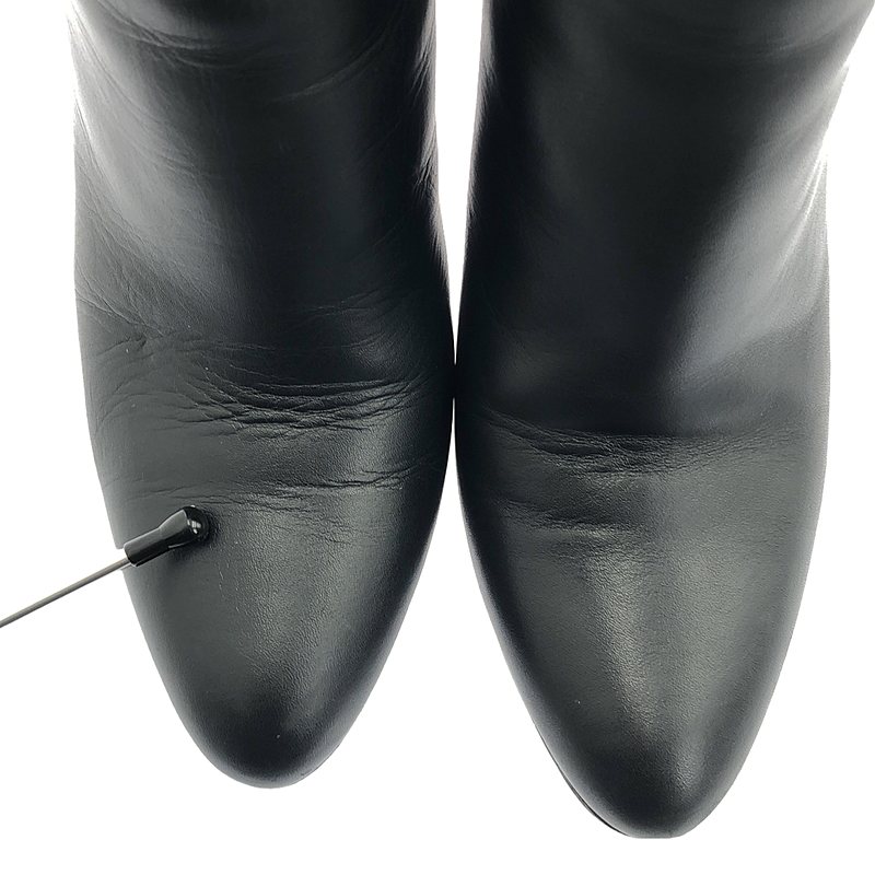 PELLICO / ペリーコ レザー バックジップ ヒール ショートブーツ ブーティ