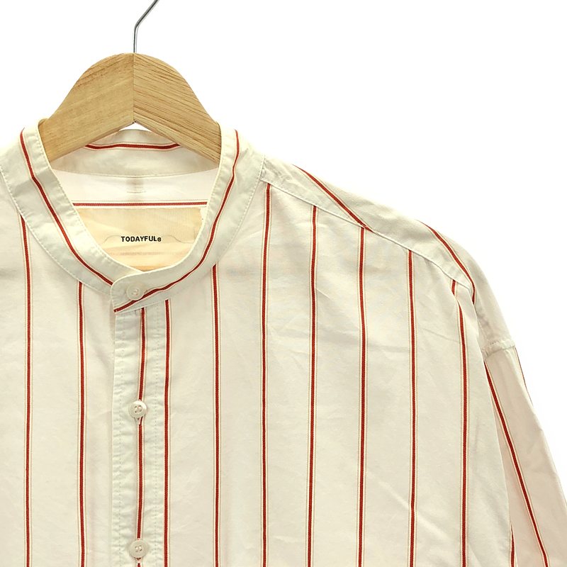 TODAYFUL / トゥデイフル Stripe Over Shirts ストライプ オーバー シャツ