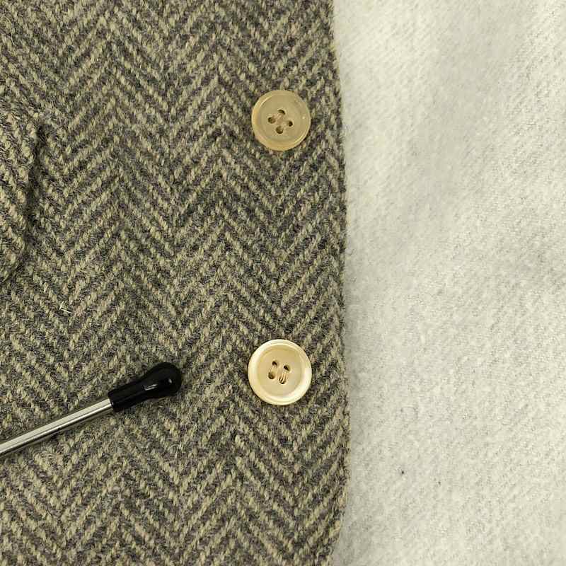 TOUJOURS / トゥジュー ヘリンボーン ウール ベスト