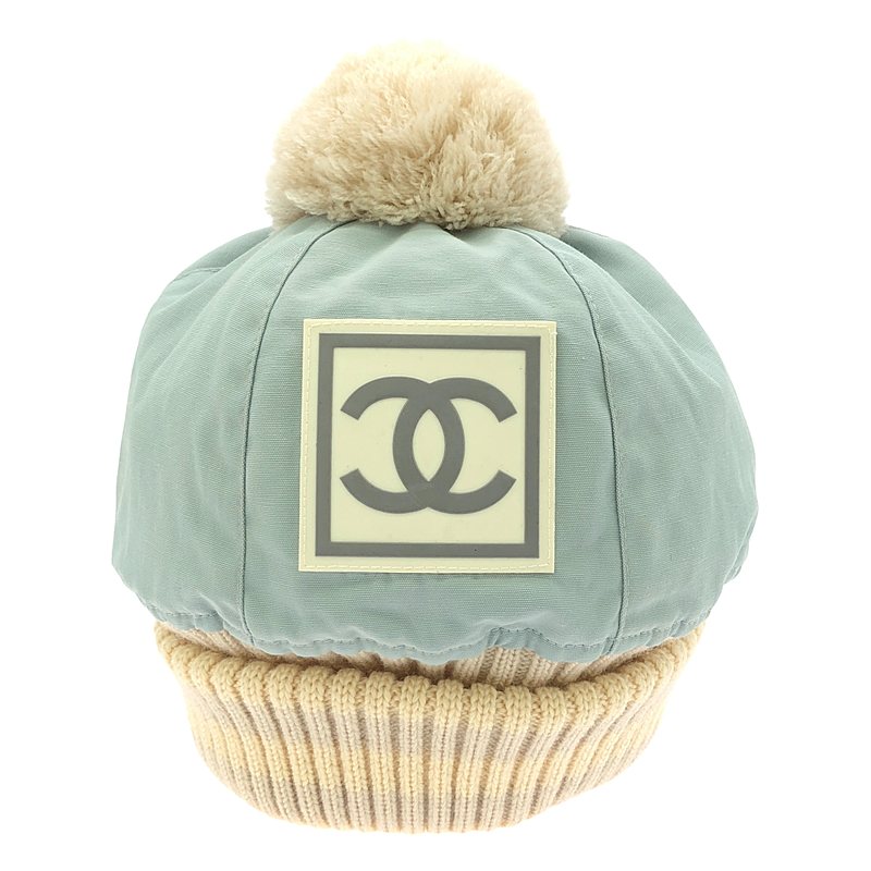 CHANEL / シャネル スポーツライン ココマーク ニットキャップ