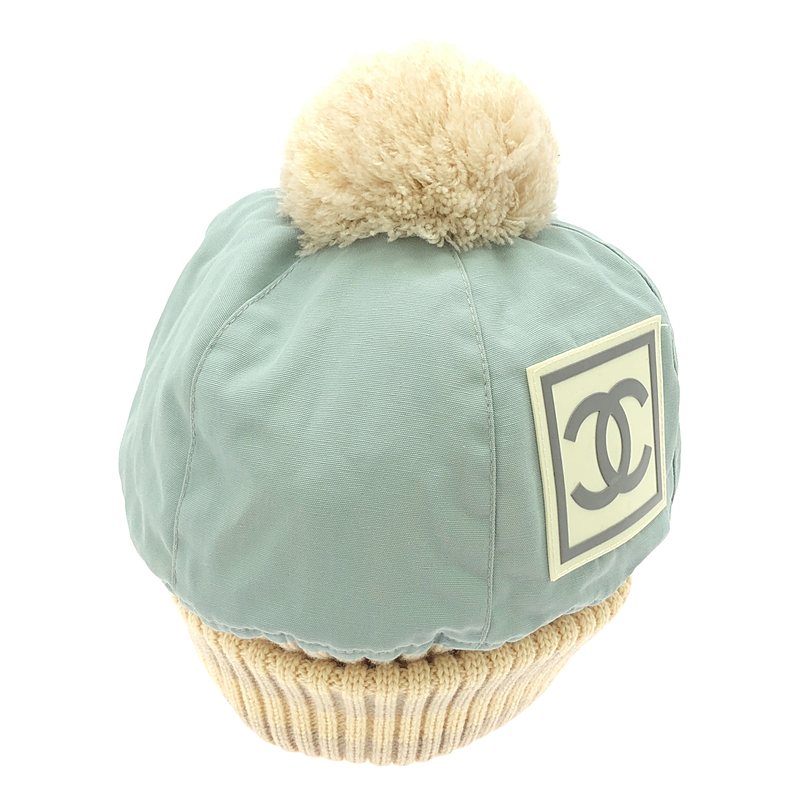 CHANEL / シャネル スポーツライン ココマーク ニットキャップ