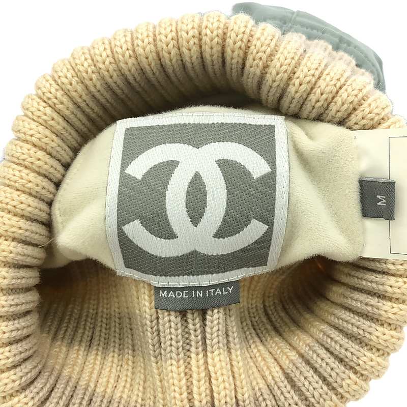 CHANEL / シャネル スポーツライン ココマーク ニットキャップ