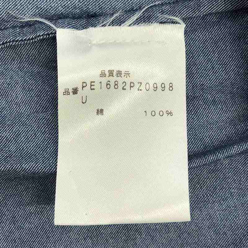 BARBA / バルバ シャンブレー ノースリーブ ワンピース