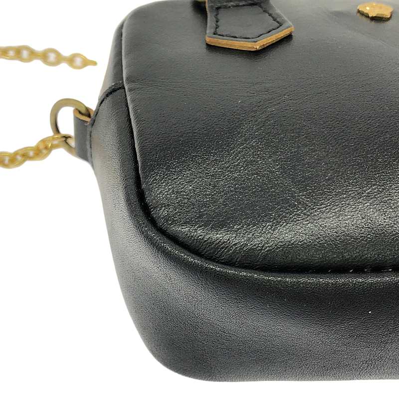 OLDMAN'S TAILOR / オールドマンズテーラー レザーミニショルダーバッグ