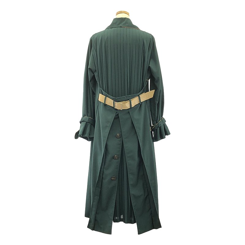 Ameri VINTAGE / アメリヴィンテージ × STUDIOUS 別注 バックプリーツレイヤードコート / 総裏地