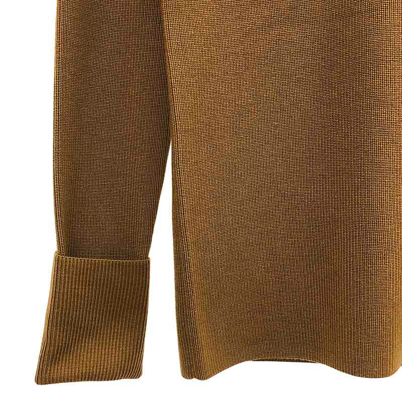 DEMI-LUXE BEAMS / デミルクスビームス × AK+1 / ポロ襟 片畦 ニット プルオーバー