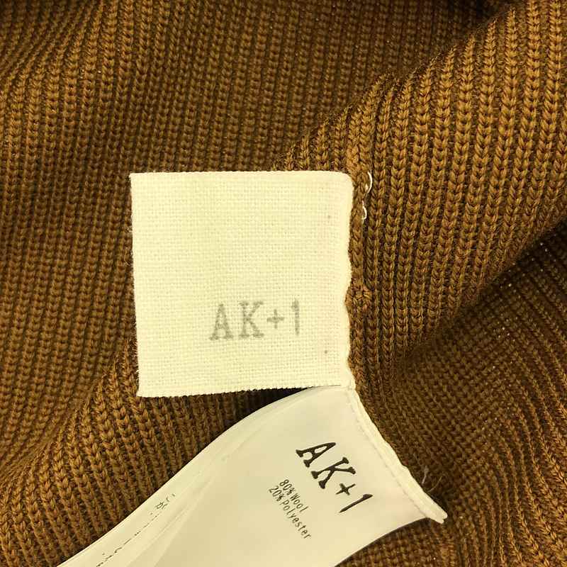 DEMI-LUXE BEAMS / デミルクスビームス × AK+1 / ポロ襟 片畦 ニット プルオーバー