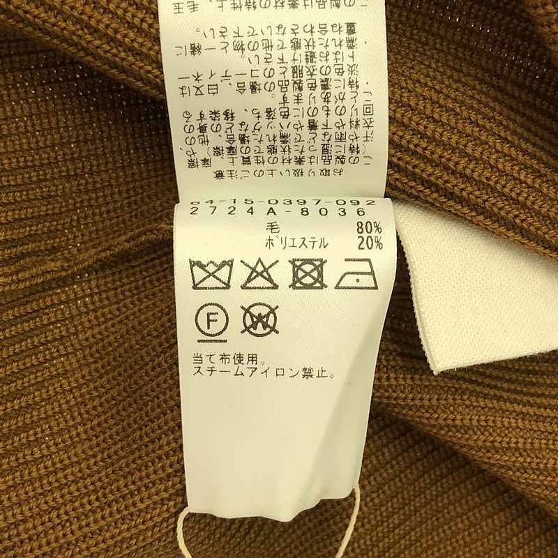 DEMI-LUXE BEAMS / デミルクスビームス × AK+1 / ポロ襟 片畦 ニット プルオーバー