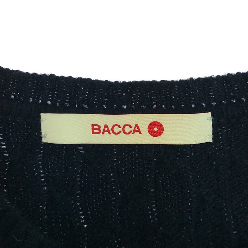 その他 ウールカシミアケーブルステッチ ニットボディ