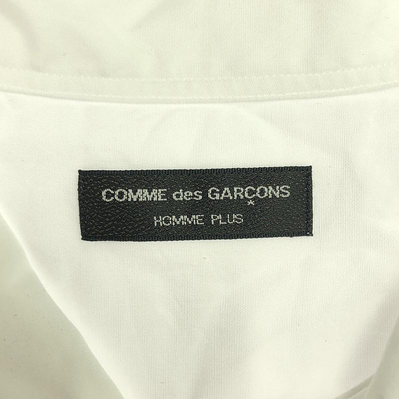 COMME des GARCONS HOMME PLUS / コムデギャルソンオムプリュス ロゴプリント オープンカラー コットン シャツ
