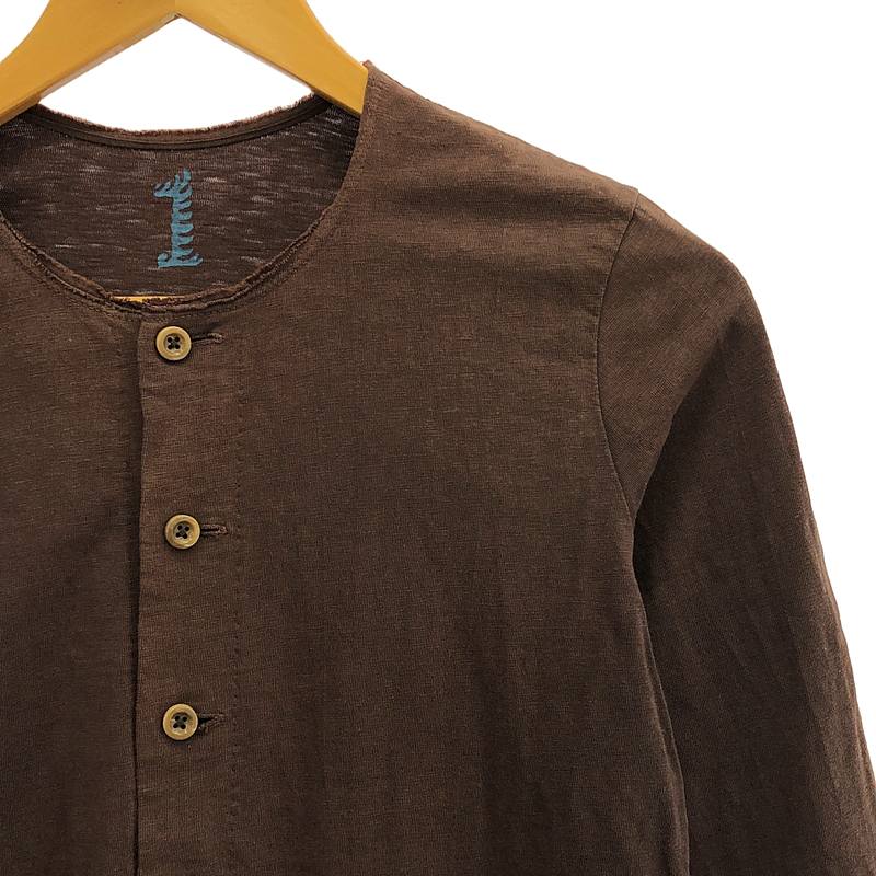 45rpm / フォーティーファイブアールピーエム コットン 染め カットソー カーディガン