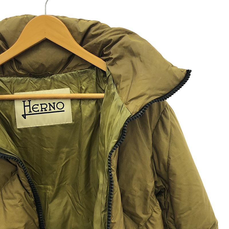 HERNO / ヘルノ ドローストリング キルティング ダウンジャケット