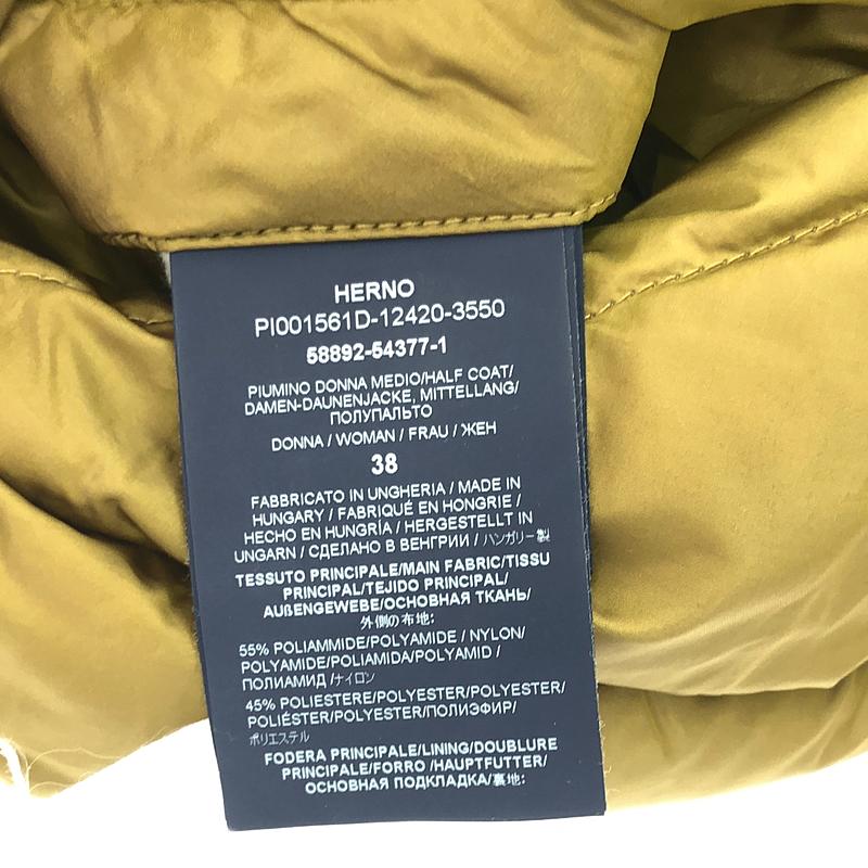 HERNO / ヘルノ ドローストリング キルティング ダウンジャケット