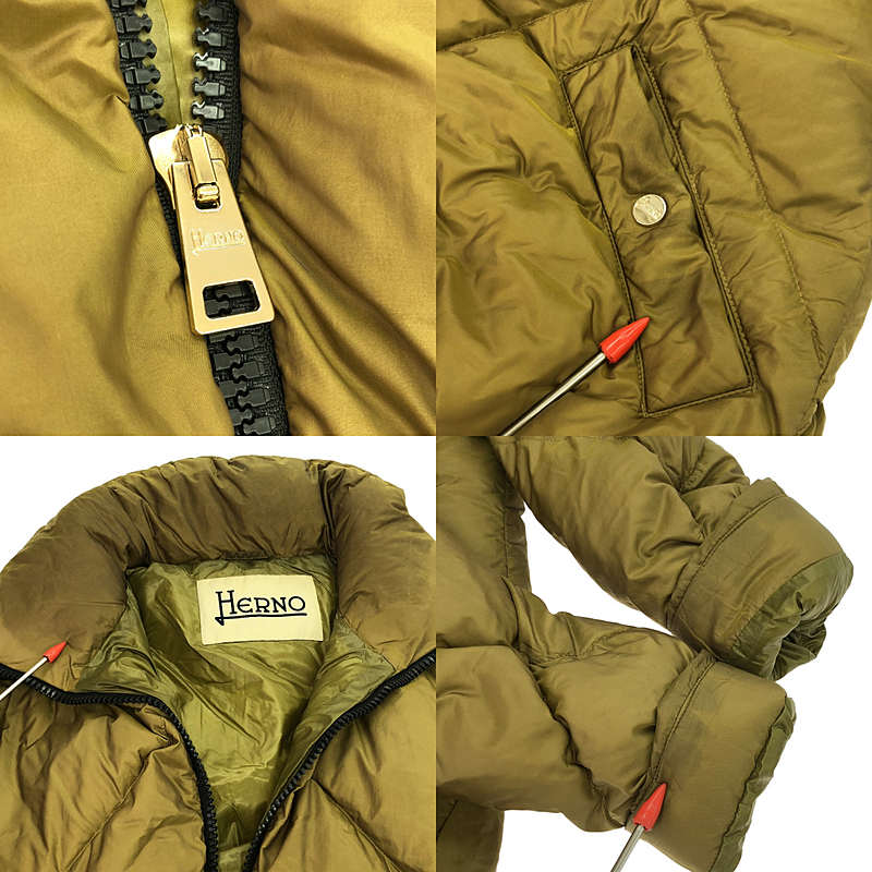 HERNO / ヘルノ ドローストリング キルティング ダウンジャケット