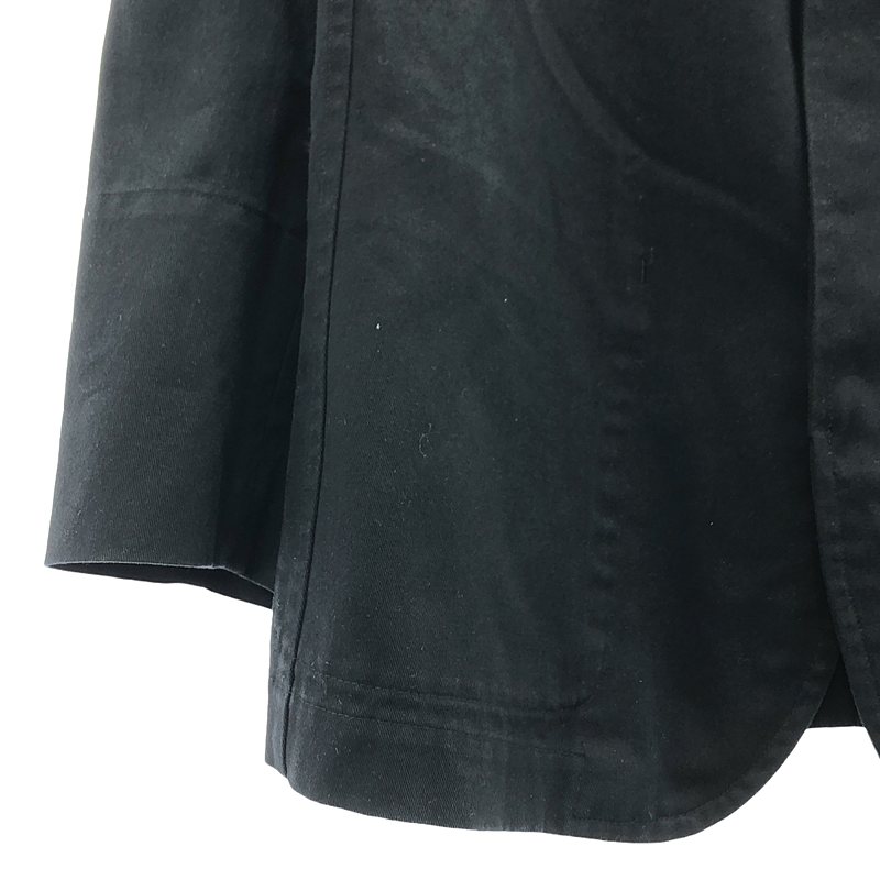 COMME des GARCONS HOMME PLUS / コムデギャルソンオムプリュス 比翼ボタン ツイルコットン テーラードジャケット