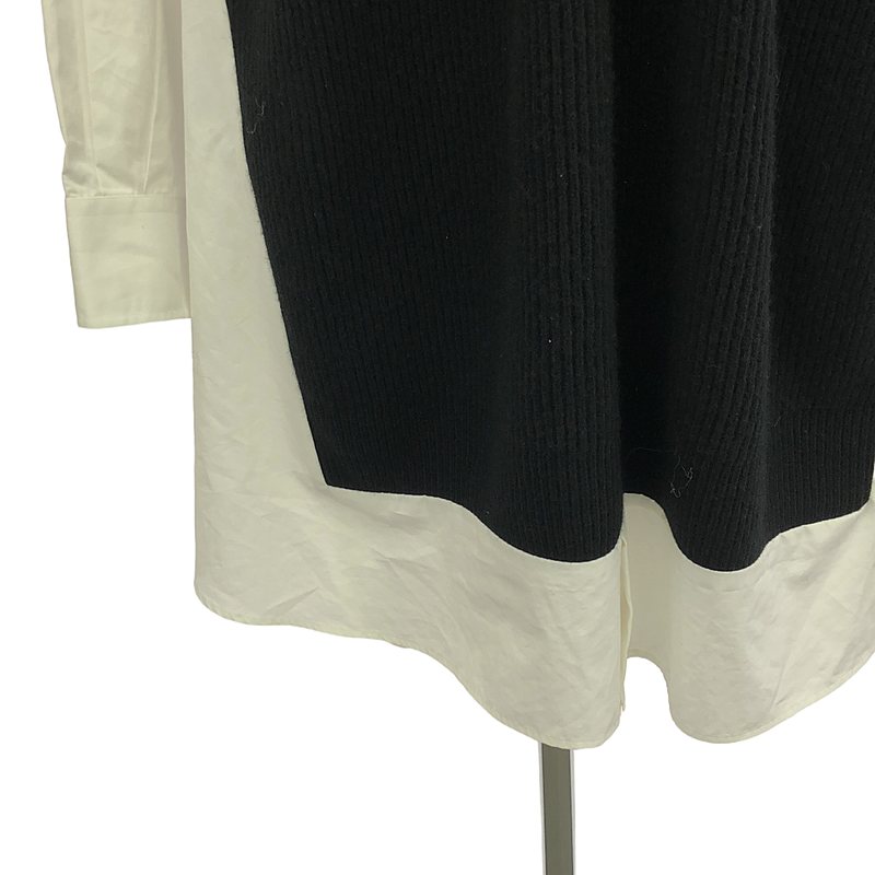 Maison Margiela / メゾンマルジェラ ドッキングニット オーバーサイズ シャツ ワンピース
