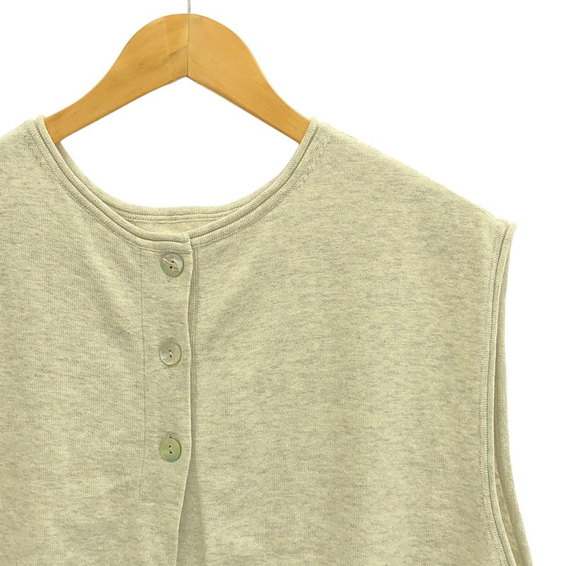 tumugu / ツムグ コットン ランダム リブ ニット 2way ベスト