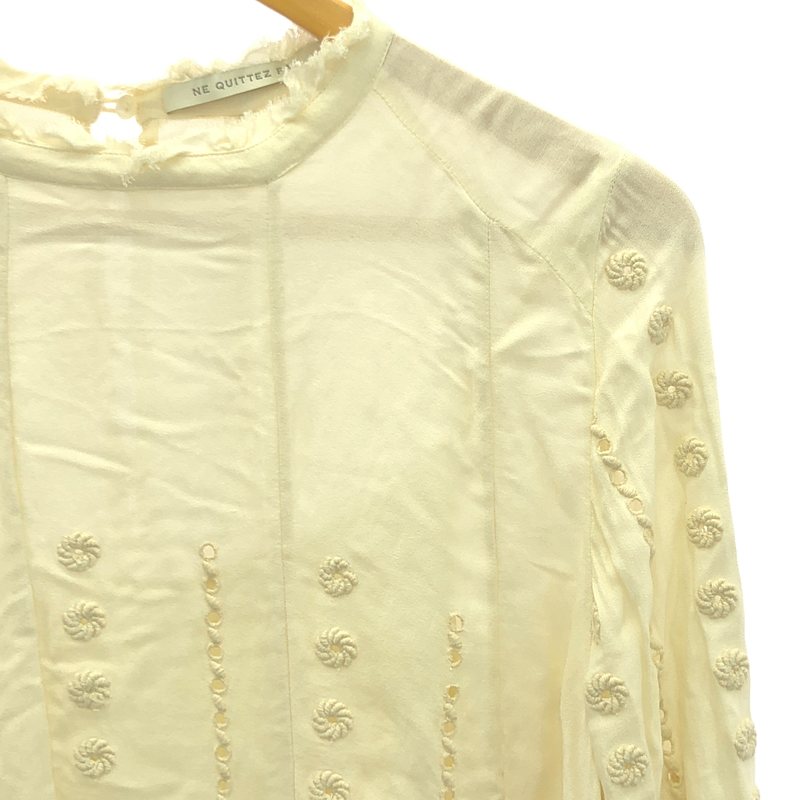 ne Quittez pas / ヌキテパ エンブロイダリー ワンピース