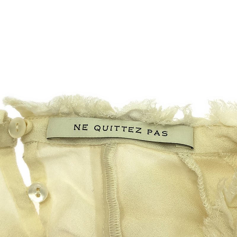 ne Quittez pas / ヌキテパ エンブロイダリー ワンピース