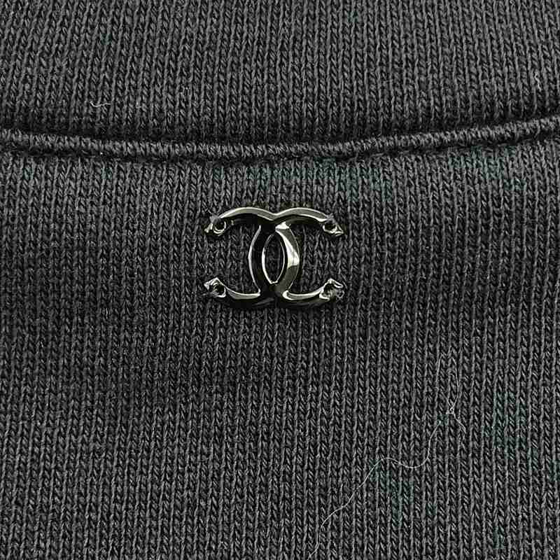 CHANEL / シャネル ココマーク ナンバリング レイヤードリブ スウェット タンクトップ カットソー