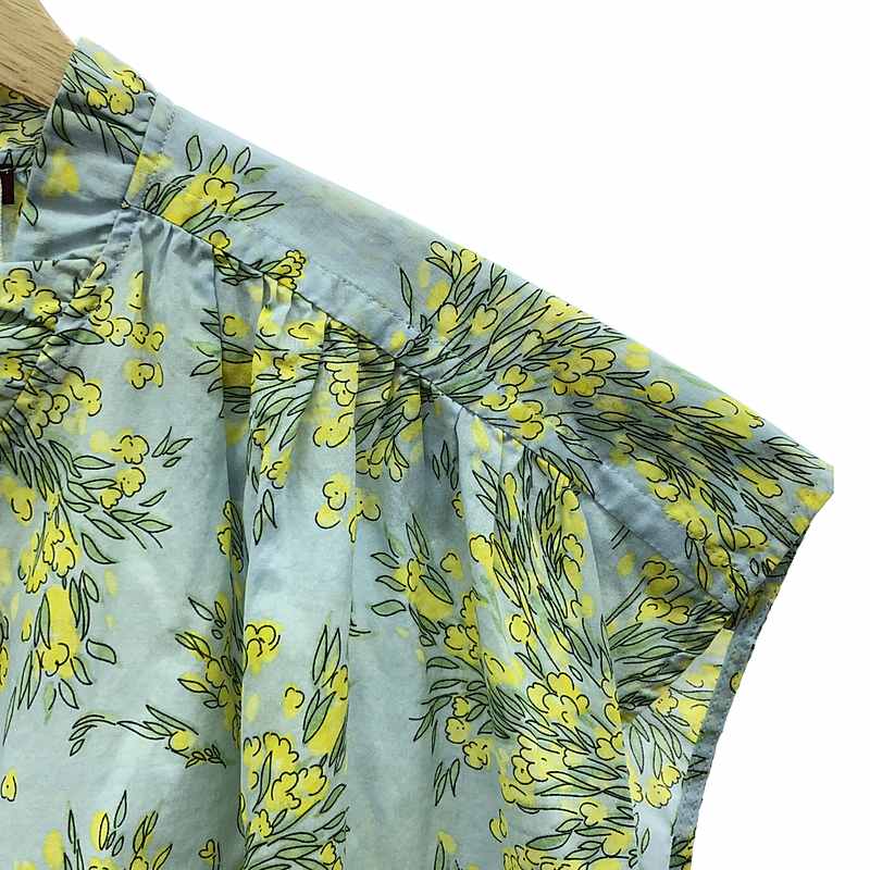 その他 コットン 総柄 ブラウス