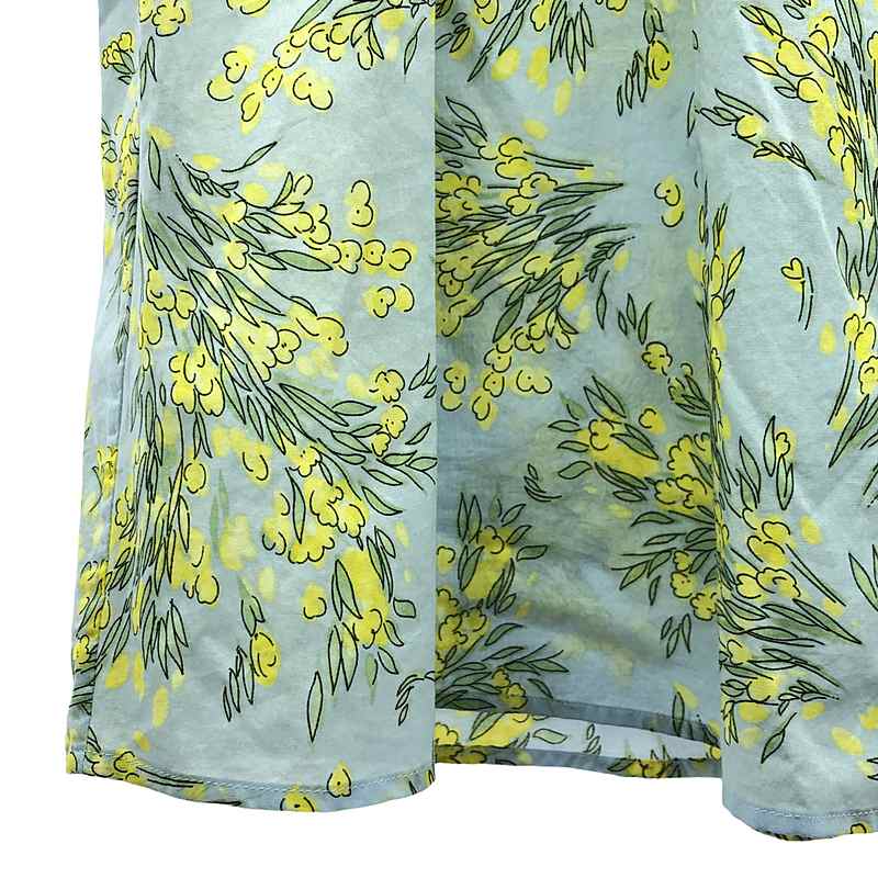 その他 コットン 総柄 ブラウス