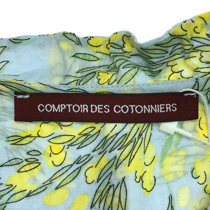 その他 コットン 総柄 ブラウス