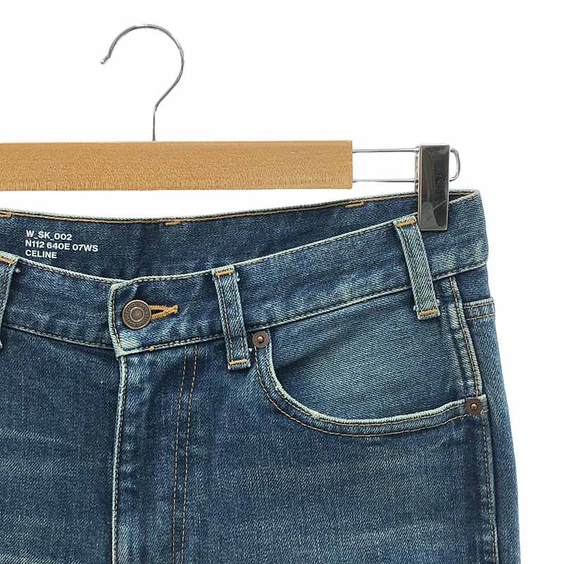 CELINE / セリーヌ W_SK_002 スキニー ウォッシュド デニムパンツ